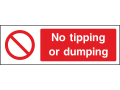 No Tipping Or Dumping- Landscape